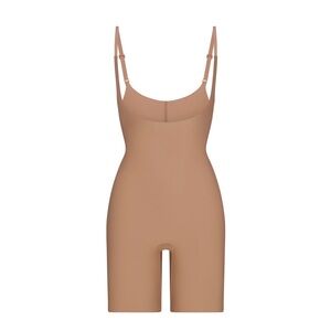 BUTT ENHANCING OPEN BUST PADDED BODYSUIT